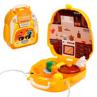 Игровой набор кухни «Юный поварёнок», в чемодане - фото 9864331