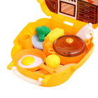 Игровой набор кухни «Юный поварёнок», в чемодане - фото 9864333
