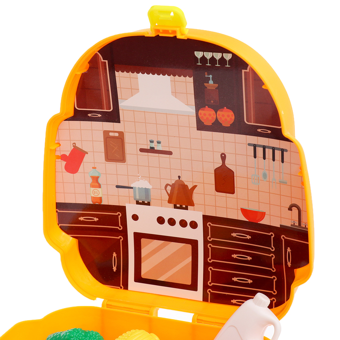Игровой набор кухни «Юный поварёнок», в чемодане - фото 1897922974