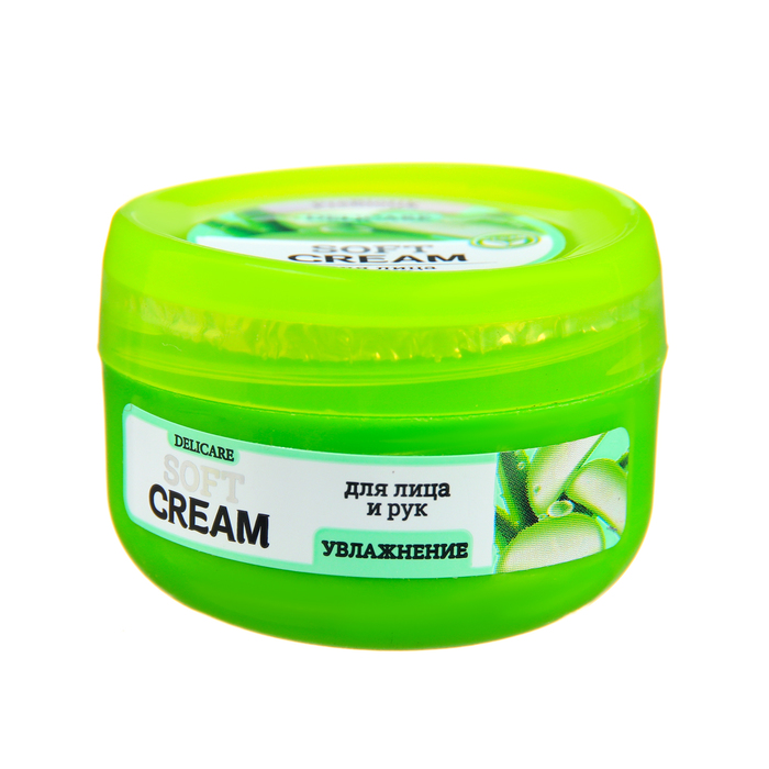 Крем для лица и рук Delicare увлажнение с экстрактом алоэ веры, 30 мл - Фото 1