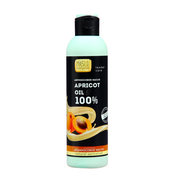 Абрикосовое масло, Maslo Maslyanoe 100%, 200 мл - Фото 1