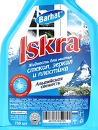 Средство для мытья стёкл и зеркал БАРХАТ ISKRA, Альпийская свежесть, 750 мл - Фото 2