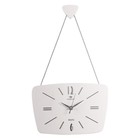 Часы настенные "Ретро", корпус белый с серебром, 27 х 18 см, АА - Фото 2