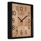 Часы настенные интерьерные «Фактура», бесшумные, плавный ход, 30×30 см - Фото 3