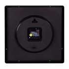 Часы настенные интерьерные «Фактура», бесшумные, плавный ход, 30×30 см - Фото 4