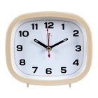 Часы - будильник настольные "Классика", дискретный ход, 12.5 х 10.5 см, АА - фото 300919384