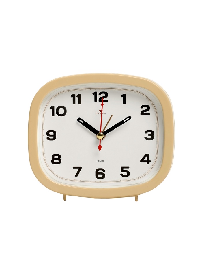 Будильник-часы настольные «Классика», дискретный ход, 12.5×10.5 см, от батарейки АА - Фото 1