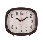 Часы - будильник настольные "Сканди", дискретный ход, 12.5 х 10.5 см АА - фото 3529857