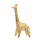 Декоративный «Жираф», 130×70×230 мм, цвет золотой - фото 301866005
