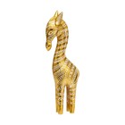 Декоративная «Зебра», 120×60×320 мм, цвет золотой - фото 301866012