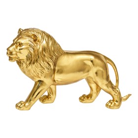 Декоративный «Лев», 315×91×175 мм, цвет золотой