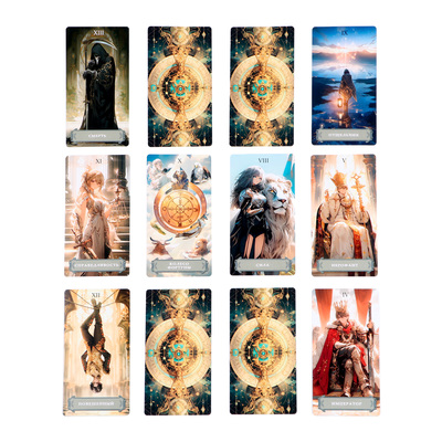 Карты таро «Аниме. Мир Генсин», карты гадальные, 78 карт, 6.3×12 см, с мешочком