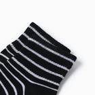 Носки женские, цвет черные с белой полоской, размер 36-40 - Фото 2