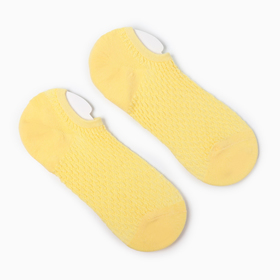 Носки женские, цвет желтый, размер 36-40