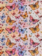 Бумага упаковочная глянцевая двусторонняя «Яркие бабочки», 100×70 см - Фото 4