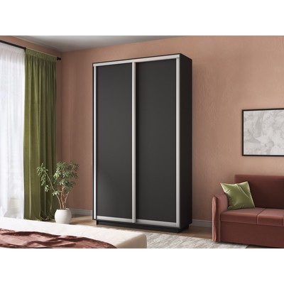 Шкаф купе «Экспресс», 1400×440×2200 мм, 2-х дверный, ЛДСП, цвет серый диамант