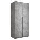 Шкаф распашной «Локер», 1000×530×2200 мм, штанга, цвет бетон - Фото 2
