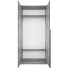 Шкаф распашной «Локер», 1000×530×2200 мм, штанга, цвет бетон - Фото 3