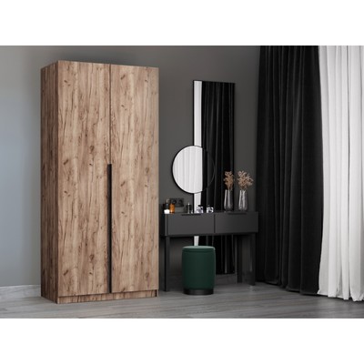 Шкаф распашной «Локер», 1000×530×2200 мм, штанга, цвет дуб табачный