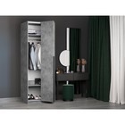 Шкаф гармошка «Локер», 800×530×2200 мм, штанга, цвет бетон - Фото 2