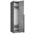 Шкаф гармошка «Локер», 800×530×2200 мм, штанга, цвет бетон - Фото 3