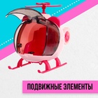 Игровой набор "Модное путешествие" вертолет. кукла, аксессуары - фото 9843459