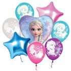 Набор воздушных шаров "С днем рождения", "Эльза", Холодное Сердце - фото 110111962