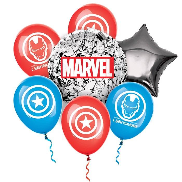 Набор воздушных шаров "Marvel", Мстители - Фото 1