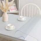 Термоскатерть Доляна «Гибкое стекло», 90×150 см, толщина 0,8 мм - фото 24036080