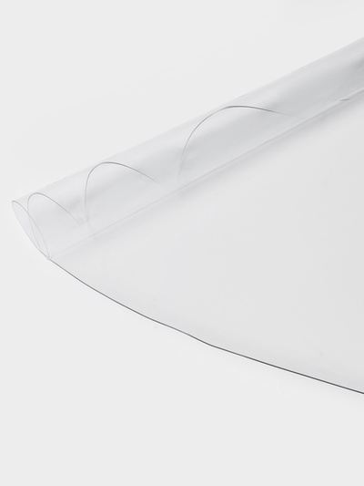 Термоскатерть Доляна «Гибкое стекло», круг, d=100×100 см, толщина 1.2 мм