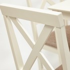 Комплект Хадсон (стол + 4 стула) гевея/мдф, ivory white, стол 110х70х75см /стул 44х42х89см   1050814 - Фото 6
