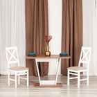 Стол обеденный TIBI ЛДСП, дуб канзас/пепел 68,6х110х75 см - фото 14227584