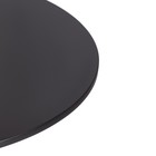 Стол TULIP 70 (mod, 46) металл/мдф, черный 70x70x75 см - Фото 3