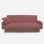 Диван прямой «Манго 3», спальное место 1100×1920 мм, обивка ткань, цвет савана даймроуз - Фото 5