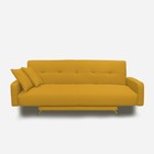 Диван прямой «Манго 3», спальное место 1100×1920 мм, обивка ткань, цвет савана елоу - Фото 2