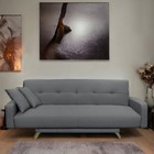 Диван прямой «Манго 3», спальное место 1100×1920 мм, обивка ткань, цвет савана маус - Фото 1