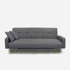 Диван прямой «Манго 3», спальное место 1100×1920 мм, обивка ткань, цвет савана маус - Фото 2