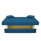 Диван прямой «Манго 4», спальное место 1100×1920 мм, обивка ткань, цвет савана деним - Фото 4