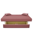 Диван прямой «Манго 4», спальное место 1100×1920 мм, обивка ткань, цвет савана даймроуз - Фото 4