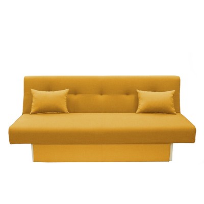 Диван Манго 4, ткань Савана Елоу, подушки Савана Елоу С/М 1100х1920