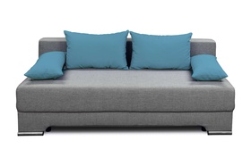 Диван раскладной «Киви», механизм еврокнижка, спальное место 1400×1900 мм, рогожка, цвет серый