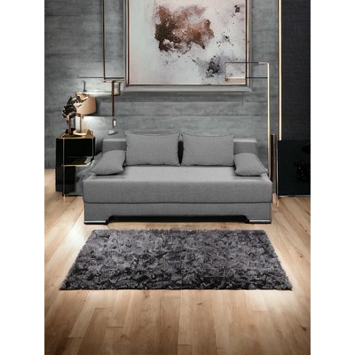 Диван прямой «Киви», спальное место 1400×1900 мм, обивка ткань, цвет савана маус