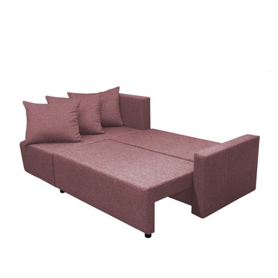 Диван угловой Шерри с подлокотниками, ткань Савана Даймроуз, С/М 1350х1920