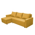 Диван угловой раскладной «Шерри», с подлокотниками, спальное место 1350×1920 мм, ткань, цвет савана елоу - Фото 5
