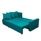 Диван угловой раскладной «Шерри», с подлокотниками, спальное место 1350×1920 мм, ткань, цвет савана лагун - Фото 7