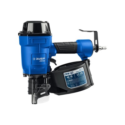 Нейлер ЗУБР CNW-70, профессиональный, пневматический, для барабанных гвоздей 45 - 70 мм