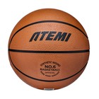 Мяч баскетбольный Atemi, размер 6, резина, 8 панелей, BB100N, окруж 72-74, клееный - Фото 3