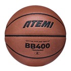 Мяч баскетбольный Atemi, размер 6, синт. кожа ПУ, 8 панелей, BB400N, окруж 72-74, клееный - фото 5521893
