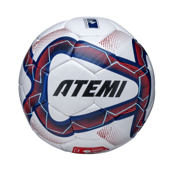 Мяч футбольный Atemi ATTACK MATCH, синт.кожа ПУ, Hybrid stitching, р.4, , окруж 65-66 - Фото 1