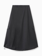 Юбка миди баллон женская MINAKU: Safari, графит, размер 44  (артикул 10366677)  большой выбор товаров оптом и в розницу по низким ценам с доставкой